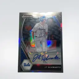 JT Schwartz 2021 Panini Prizm Draft Picks Auto