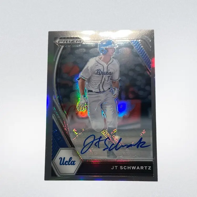 JT Schwartz 2021 Panini Prizm Draft Picks Auto