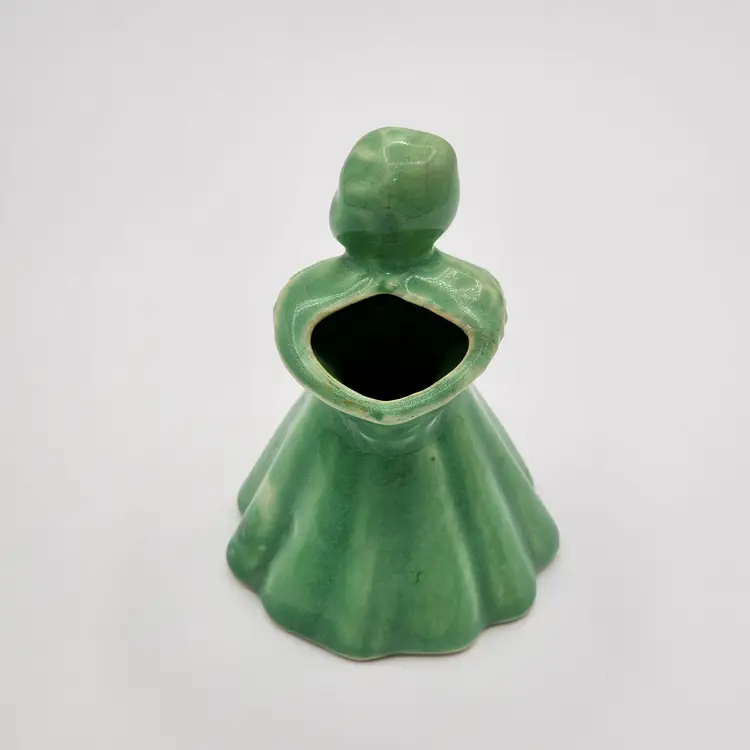 Cameron Clay Products (CCP) Woman Carrying Washing Basket Small Planter