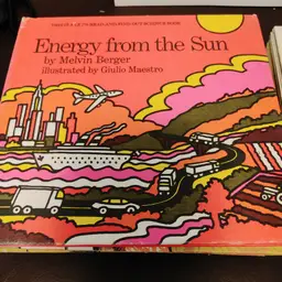 Kids- Let's Read & Find Out  book series- Energy from the Sun and A Jellyfish is Not a Fish