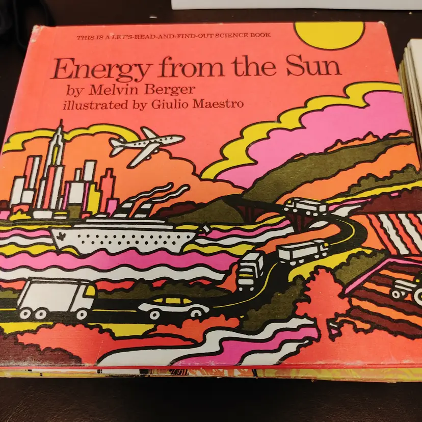 Kids- Let's Read & Find Out  book series- Energy from the Sun and A Jellyfish is Not a Fish