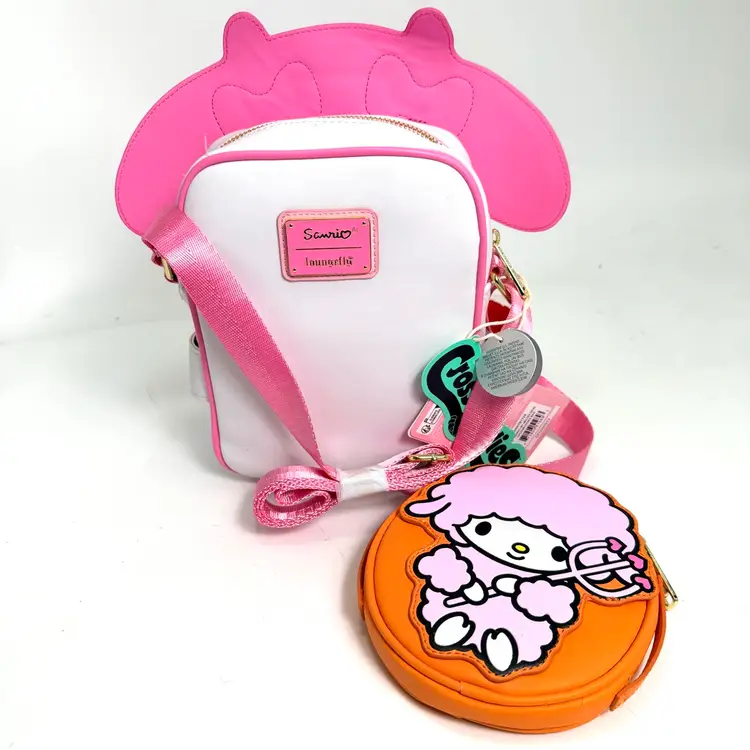 Loungefly Sanrio My Melody Pumpkin Crossbuddies Bag Halloween Crossbody