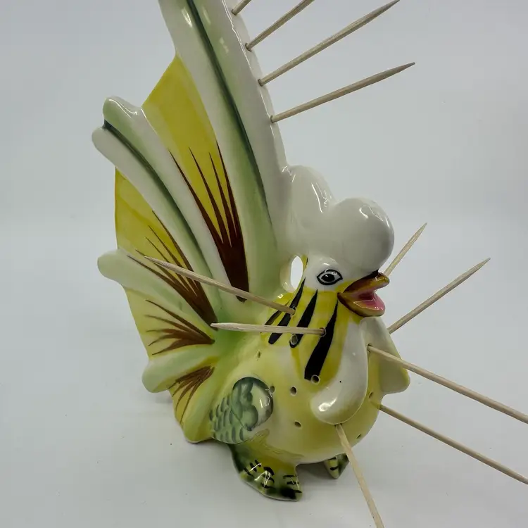 Vintage Ceramic Chicken Hors d'oeuvres Holder *Hard To Find