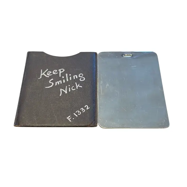 Vintage WWII Double-Sided Shaving / Signal Pocket Mirror