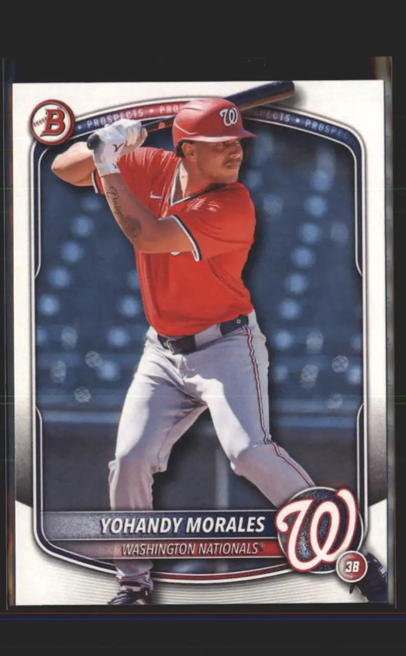 2025 Bowman Draft #BD-177 Yohandy Morales - (137) - Washington Nationals