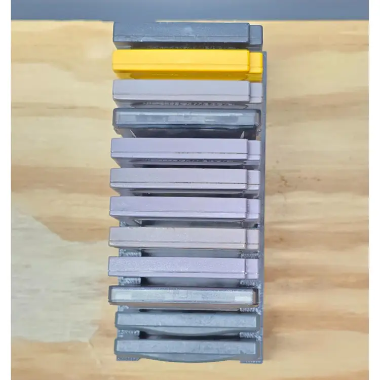 Gameboy/GBC/GBA Video Game Storage Tray - Holds 12 Games - 3d Printed