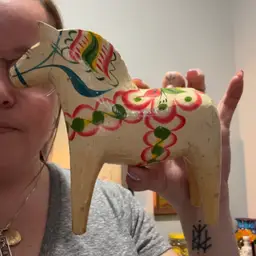 Vintage Dala Horse Smaller 6.25x6.5