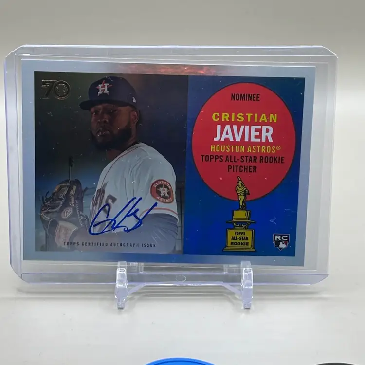 Cristian Javier 2021 Topps All-Star Rookie Cup Autograph