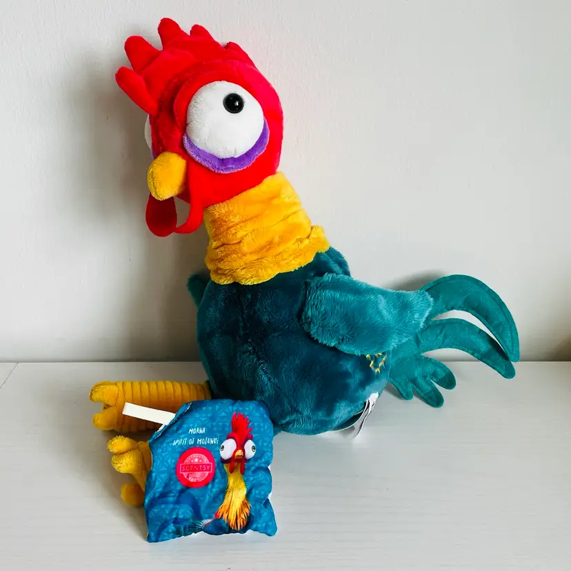 Scentsy Buddy Disney Moana Hei Hei w Scent Bag EUC Chicken Plush
