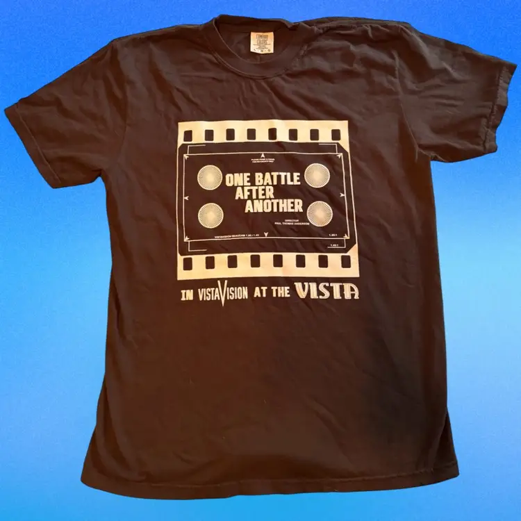 Two-Sided  ONE BATTLE AFTER ANOTHER "Viva La Celluloid Revolution" - Vista Shirt (Two-Sided)