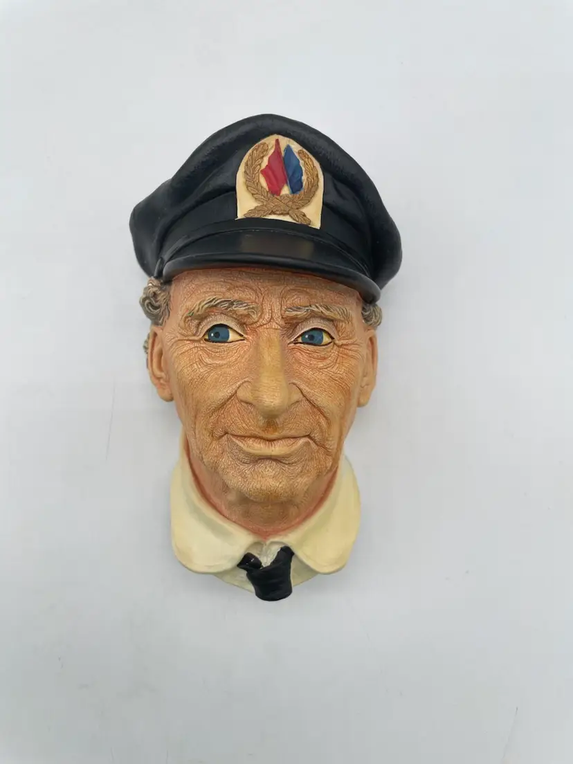 Vintage Bossons England 1972 Chalk ware Sea Captain Retired