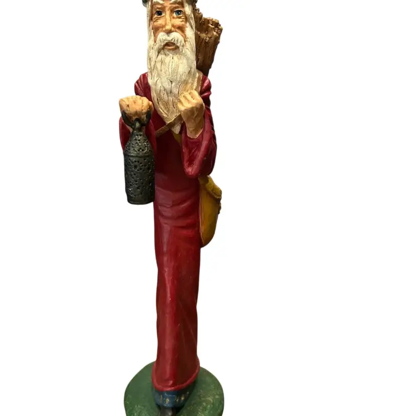 Vintage “93” Jim Shore Pencil Santa
@ 10 1/2” Tall Small Nick On Wood Bundle