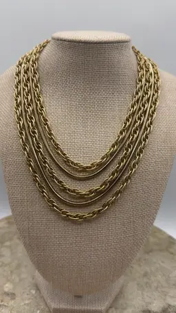 Vintage Gold Tone Necklace