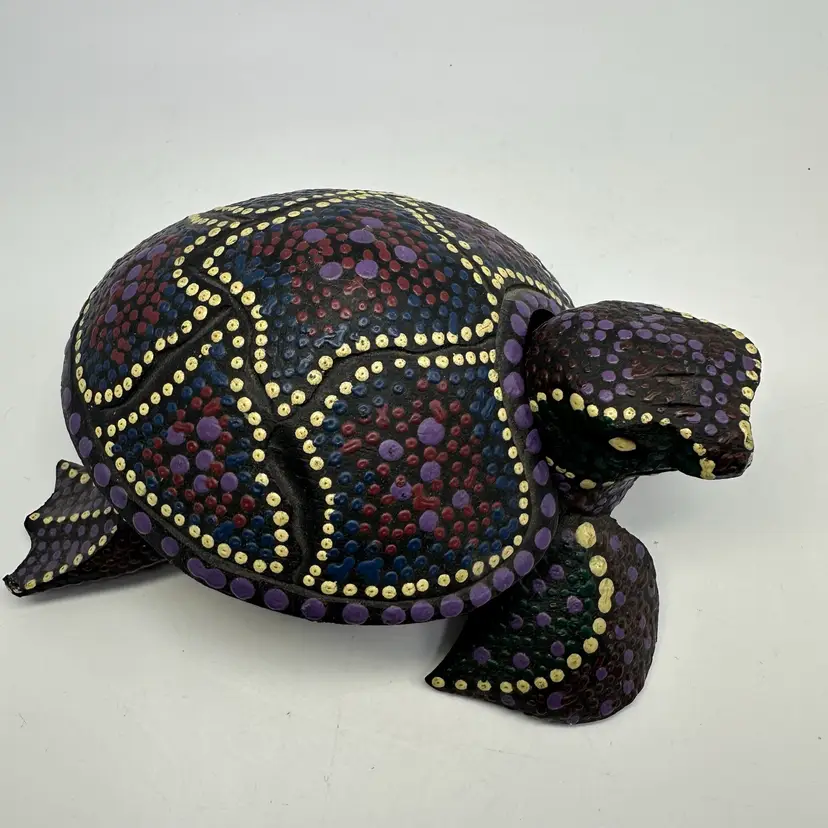 Hand Painted Turtle Trinket Dish