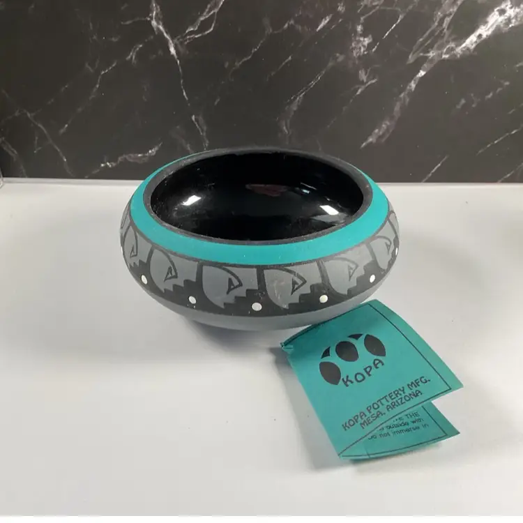 Vintage Hand painted Kopa Pottery Bowl