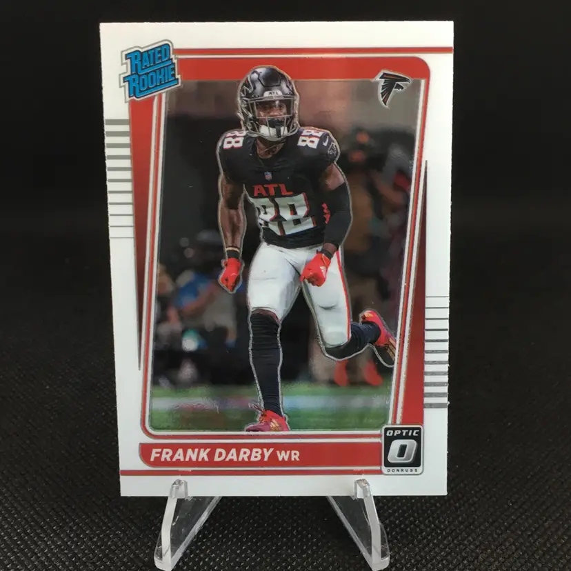 Frank Darby 2021 Donruss Optic Rated Rookie (RC) #290 - Atlanta Falcons