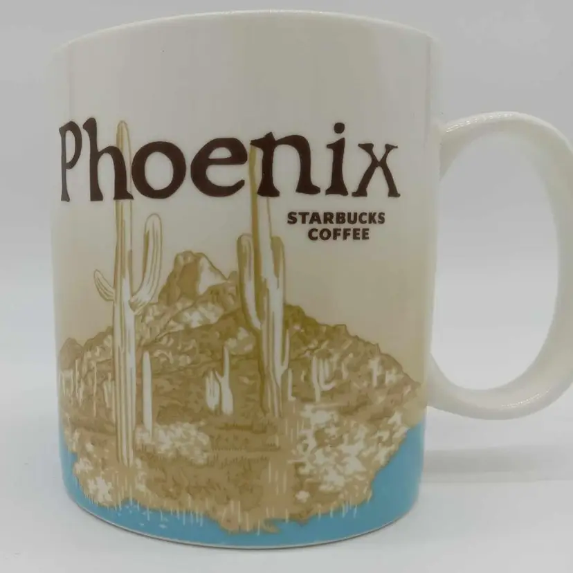 Starbucks Phoenix coffee mug, You Are Here, 2009, tea