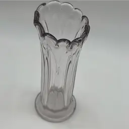 Vintage Swung Vase Hint Of Lavender Due To Age