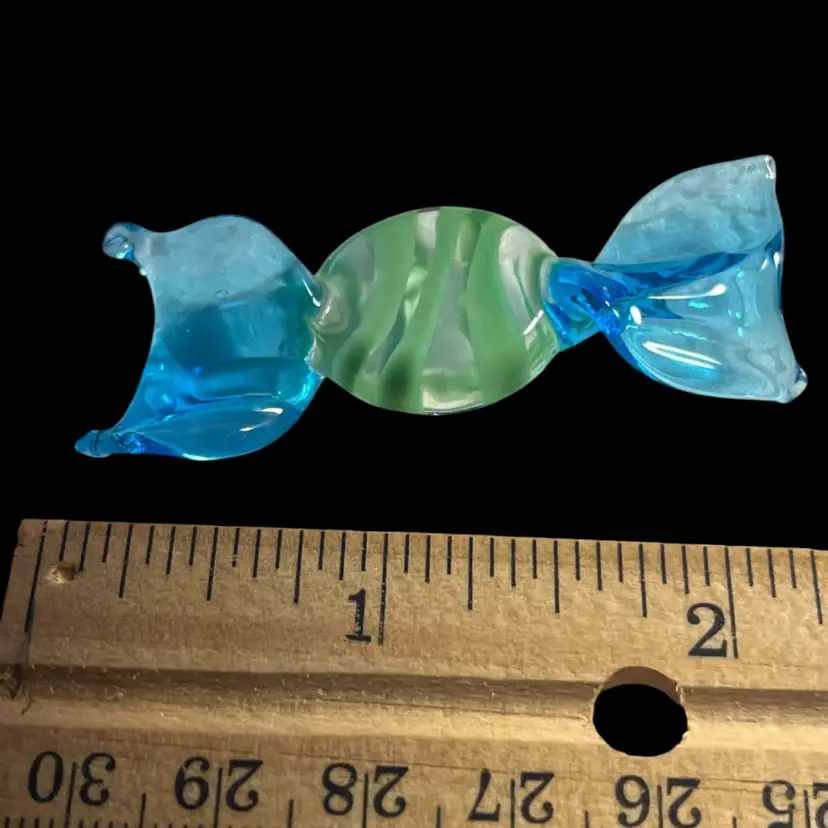 Vintage Unknown Artist Handblown Glass Candy Under 3β