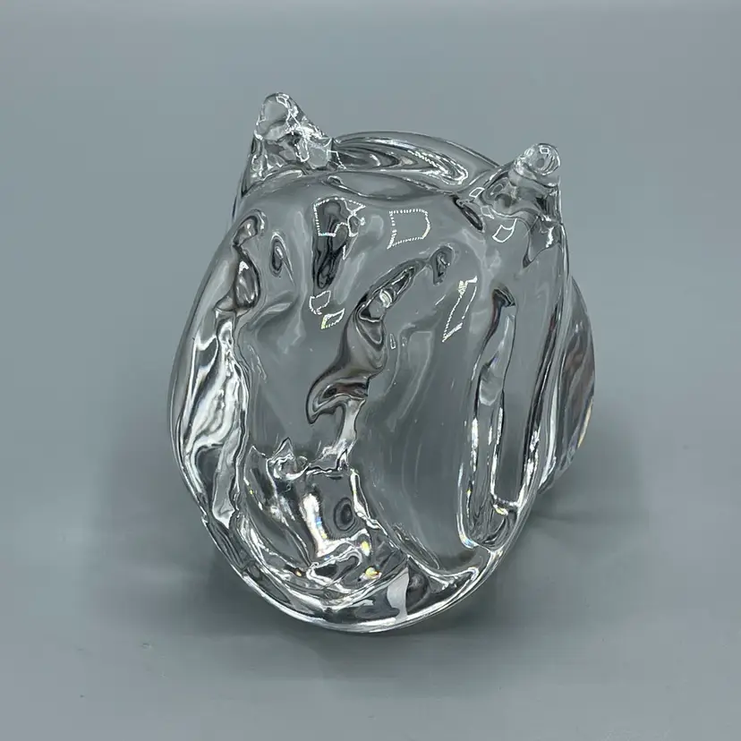 Goebel Art Glass Bull Dog Paperweight