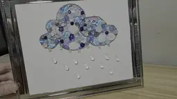 Jeweled Rain Cloud Wall Art