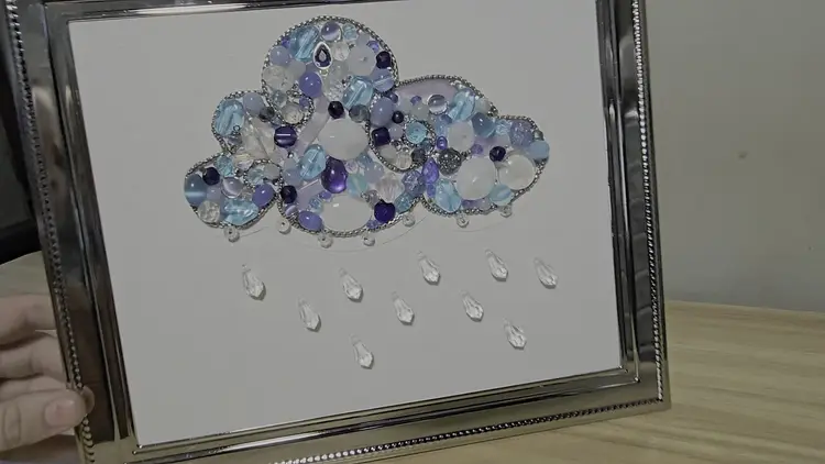 Jeweled Rain Cloud Wall Art