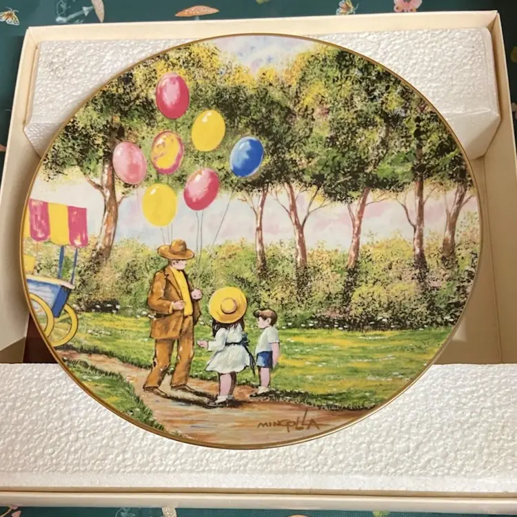 “The Balloon Man” Collectors Plate