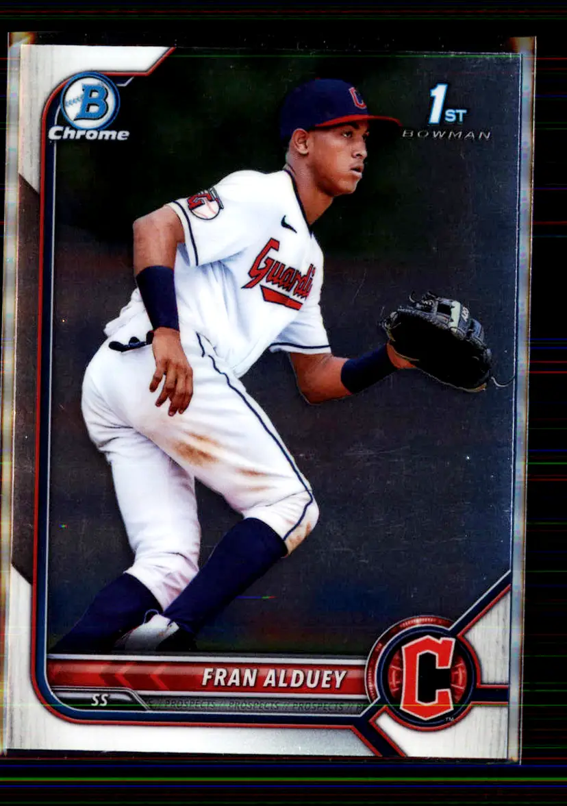 Fran Alduey 2022 Bowman Chrome #BCP-39 - Cleveland Guardians - (147-292)