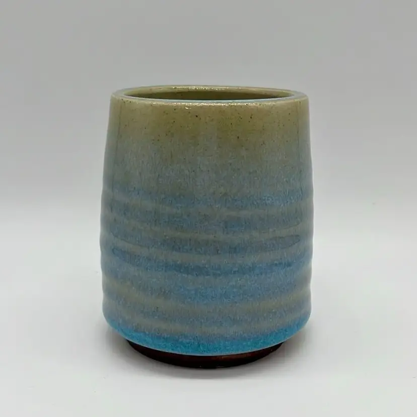 Pottery Vessel Light Blue
