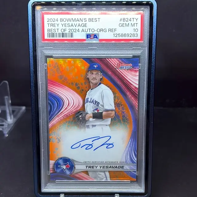 Trey Yesavage Auto /25 Psa 10 Pop 1!