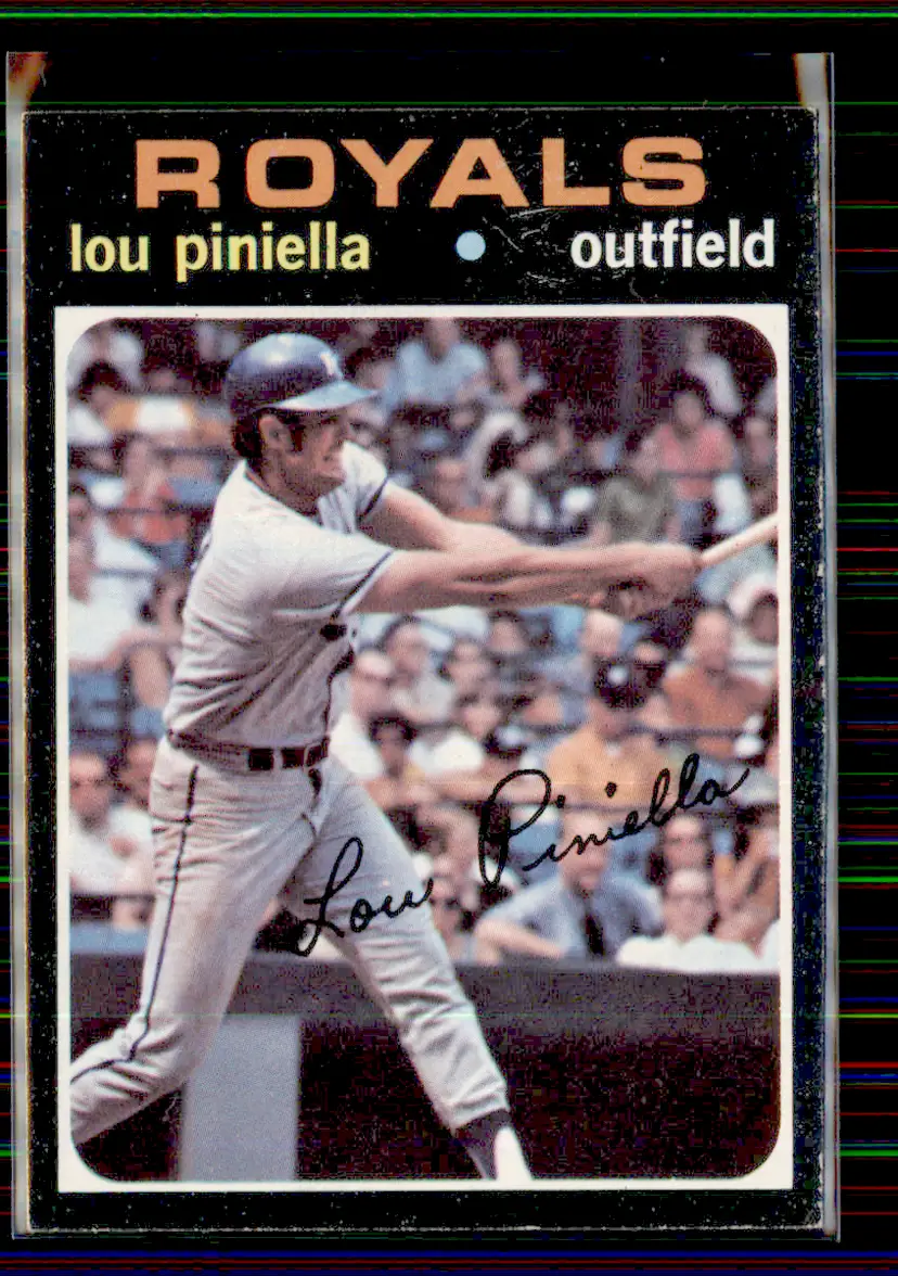 Lou Piniella 1971 Topps #35 - Kansas City Royals - (pk8-34)