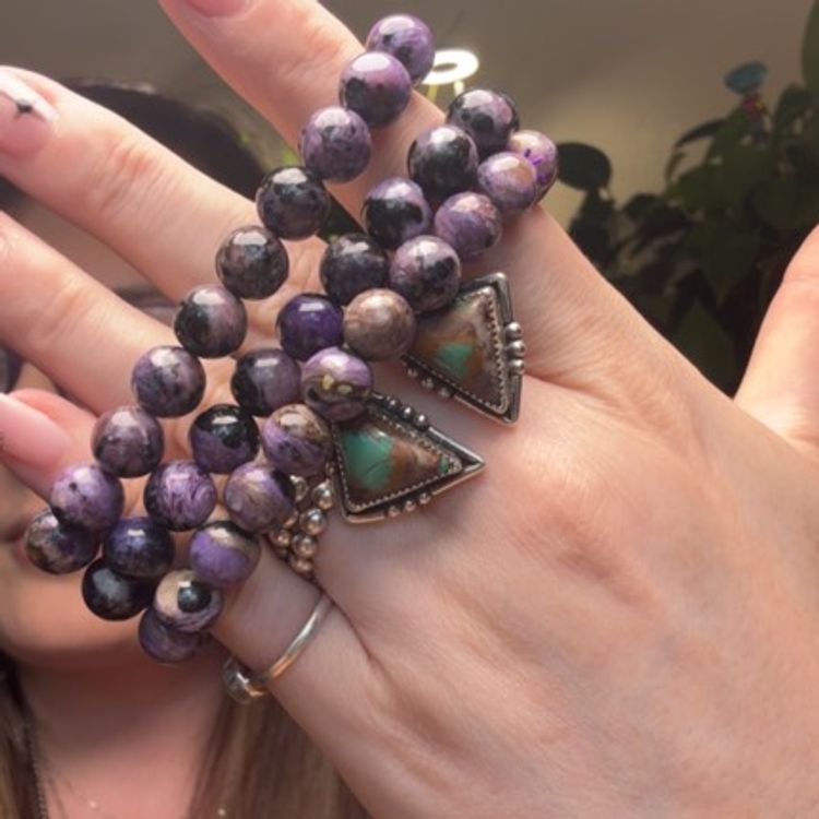 Charoite Bracelet 9mm