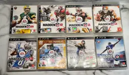 Lot Of 8 PS3 Madden NFL Games