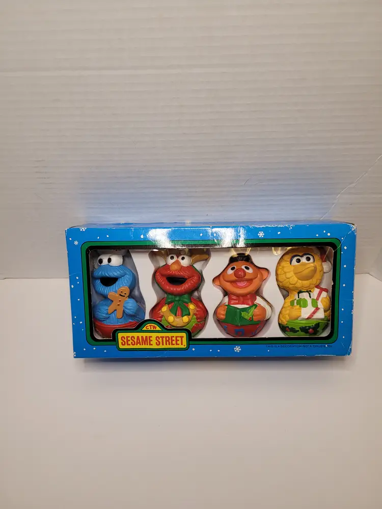 Sesame Street Rare Vintage Ornaments by Kurt Adler NEW Sealed in box