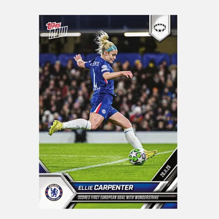 Ellie Carpenter - 2025-26 UWCL Topps NOW - Card 13 (Live Opening Break)