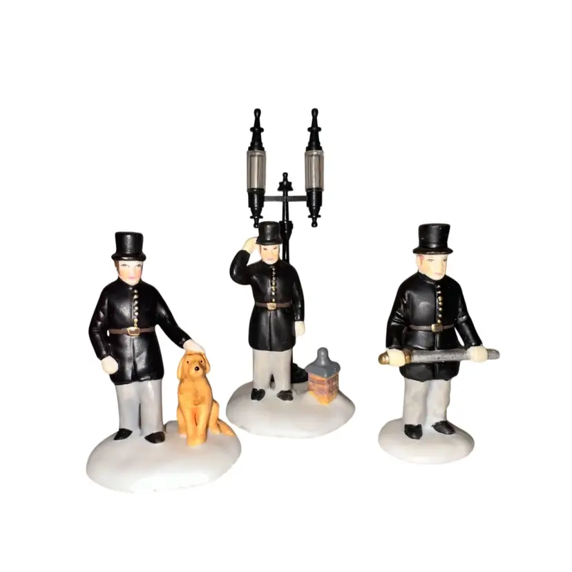 Department 56 Heritage Village CONSTABLES Set of 3 #5579-4 Dickens Village - No Box