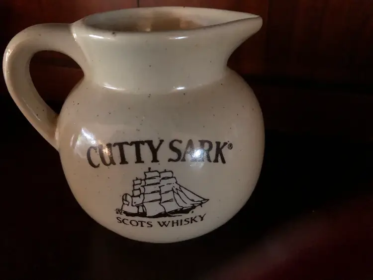 Vintage Cutty Sark Stoneware Pub Jug