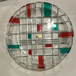 Vintage Home Beautiful Germany 12” Lead Crystal Tray