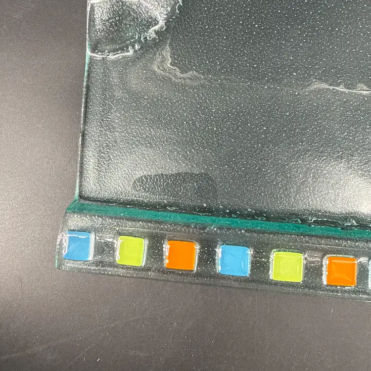 Villeroy & Boch Twist Alea Limone Large 16.5"x12" Glass Tray Double Handled