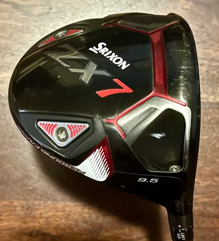 Srixon ZX7 Driver 9.5° – HZRDUS Smoke 5.5 Regular+ – Low Spin – RH