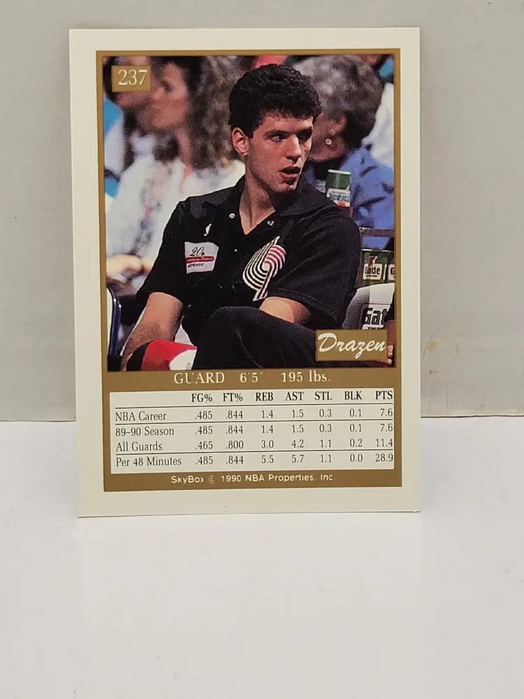 1990-91 Skybox - #237 Drazen Petrovic