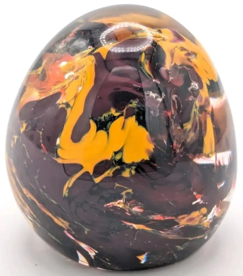 Fantastic Art Glass Paperweight 3 inches Tall