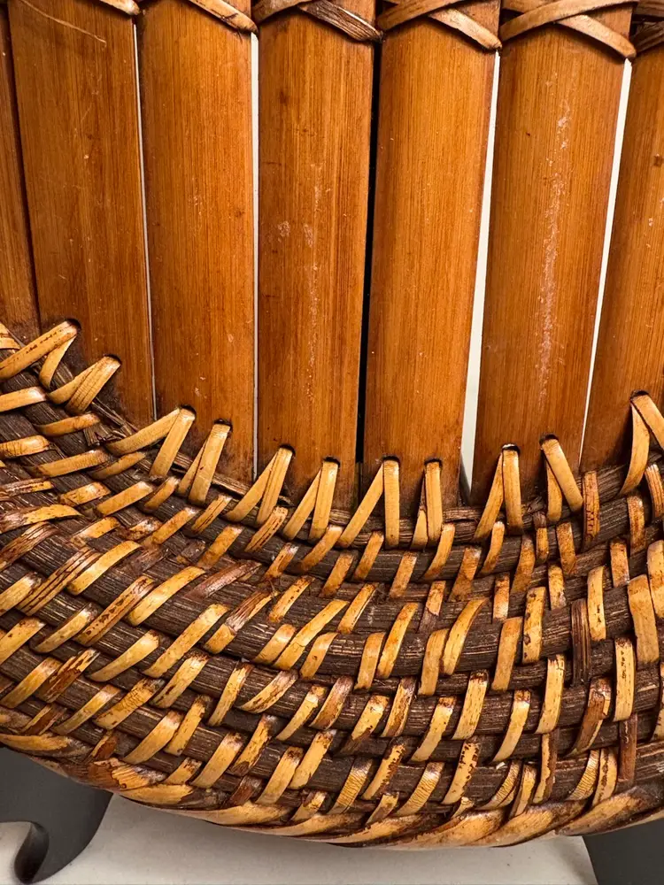 Rattan Plate Charger Round Woven Bamboo Sturdy 13 “