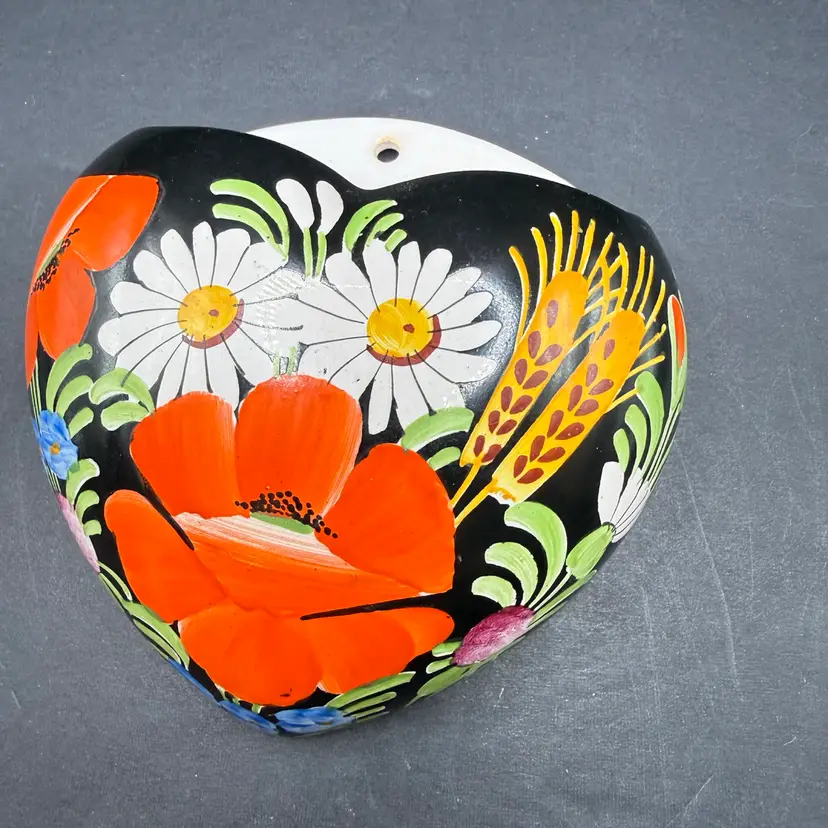 Czech Wall Pocket Ceramic