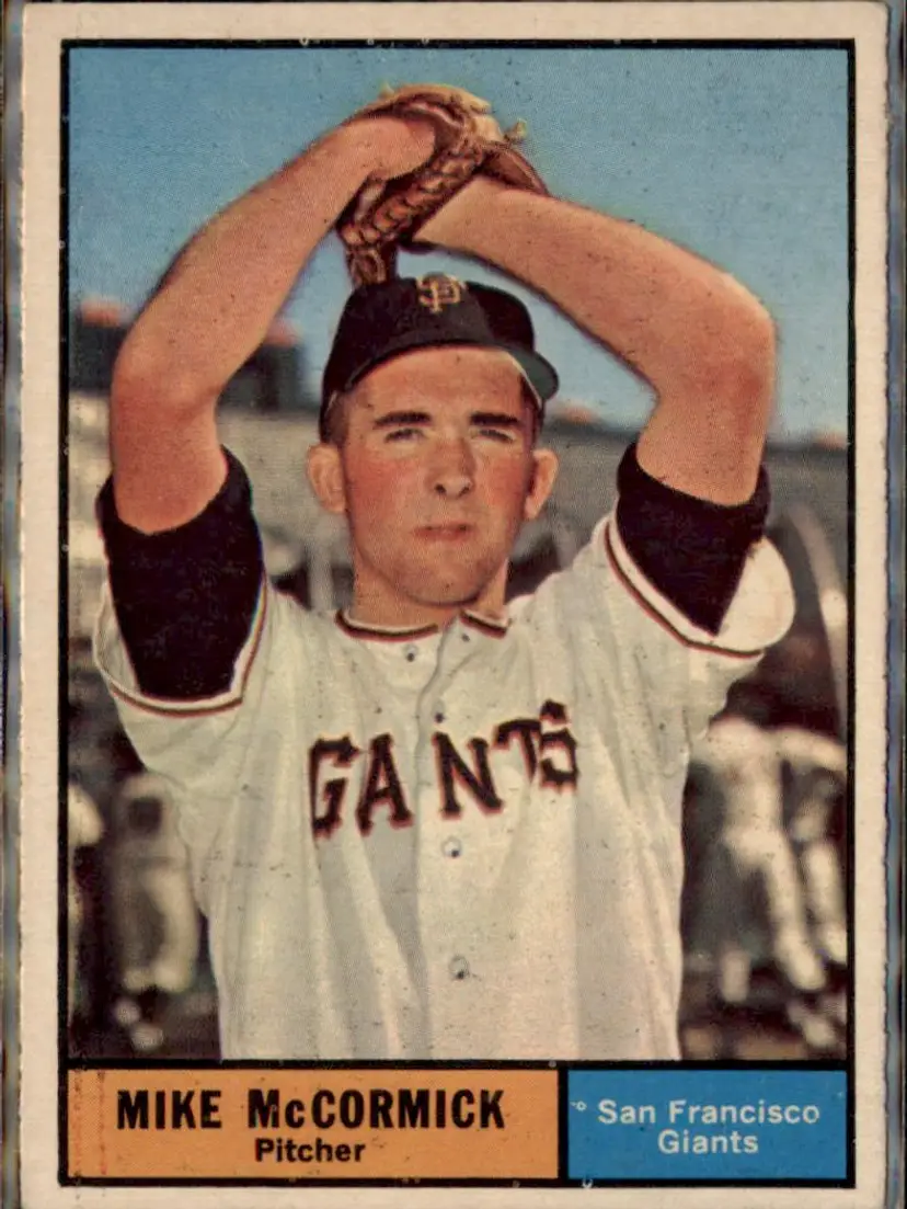 1961 Topps #305 Mike McCormick - ( ) - San Francisco Giants