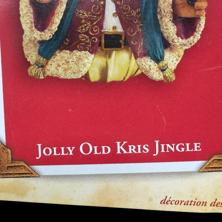 Hallmark Exclusive VIP Gift JOLLY OLD KRIS JINGLE Christmas Ornament Santa Bell