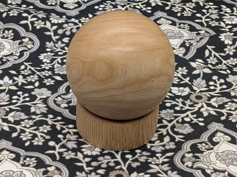 Ash Sphere 3 1/3" Diameter