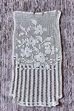 Rectangle Floral Doily