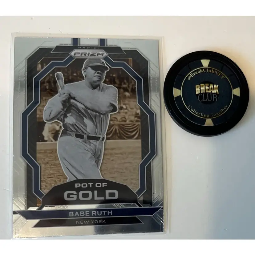 Babe Ruth Pot Of Gold Insert New York Yankees