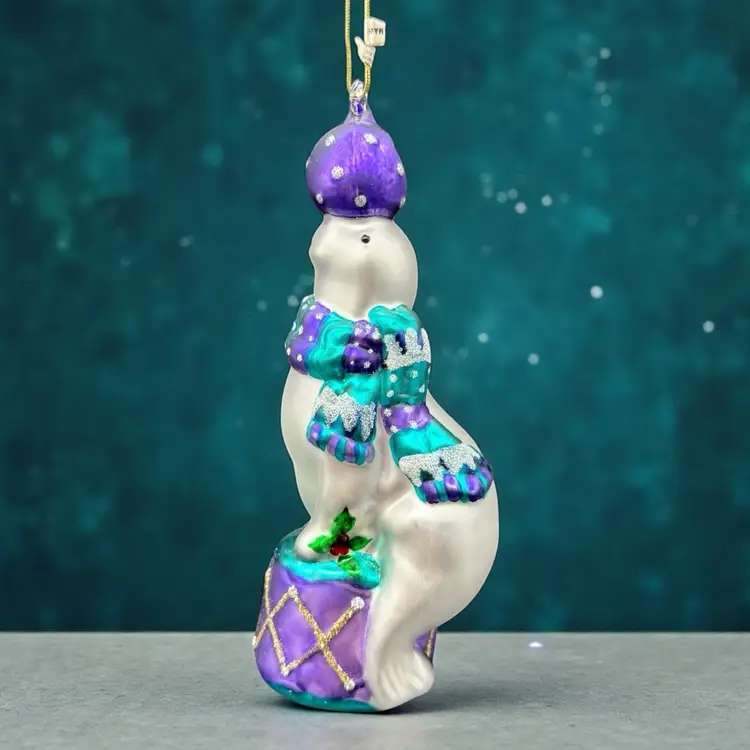 Trim a Home European Blown Glass Jumbo Vintage Christmas Ornament Seal Sea Lion